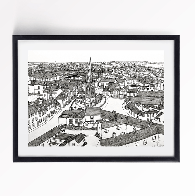 Stamford From Above (All Saints Church)