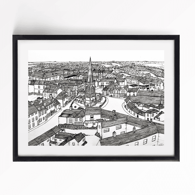 Stamford From Above (All Saints Church)